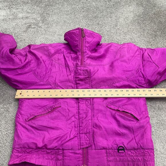 Downhill Racer Thermoloft Vintage 90's 80's Jacket Womens Medium Purple Retro - Picture 8 of 11